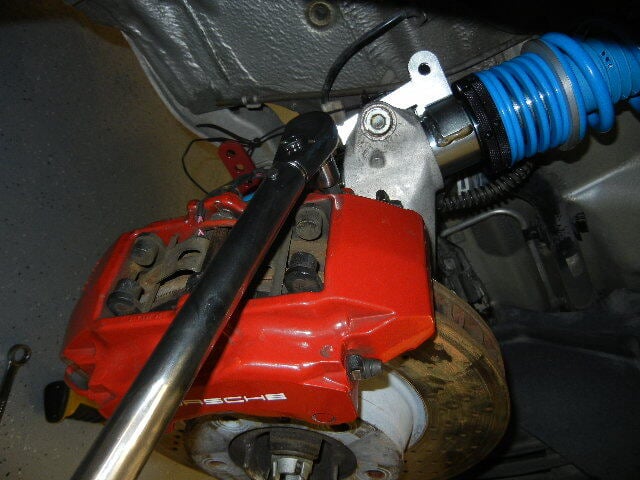 Porsche 996 Turbo brake caliper installation Porsche 996 Turbo brake caliper installation